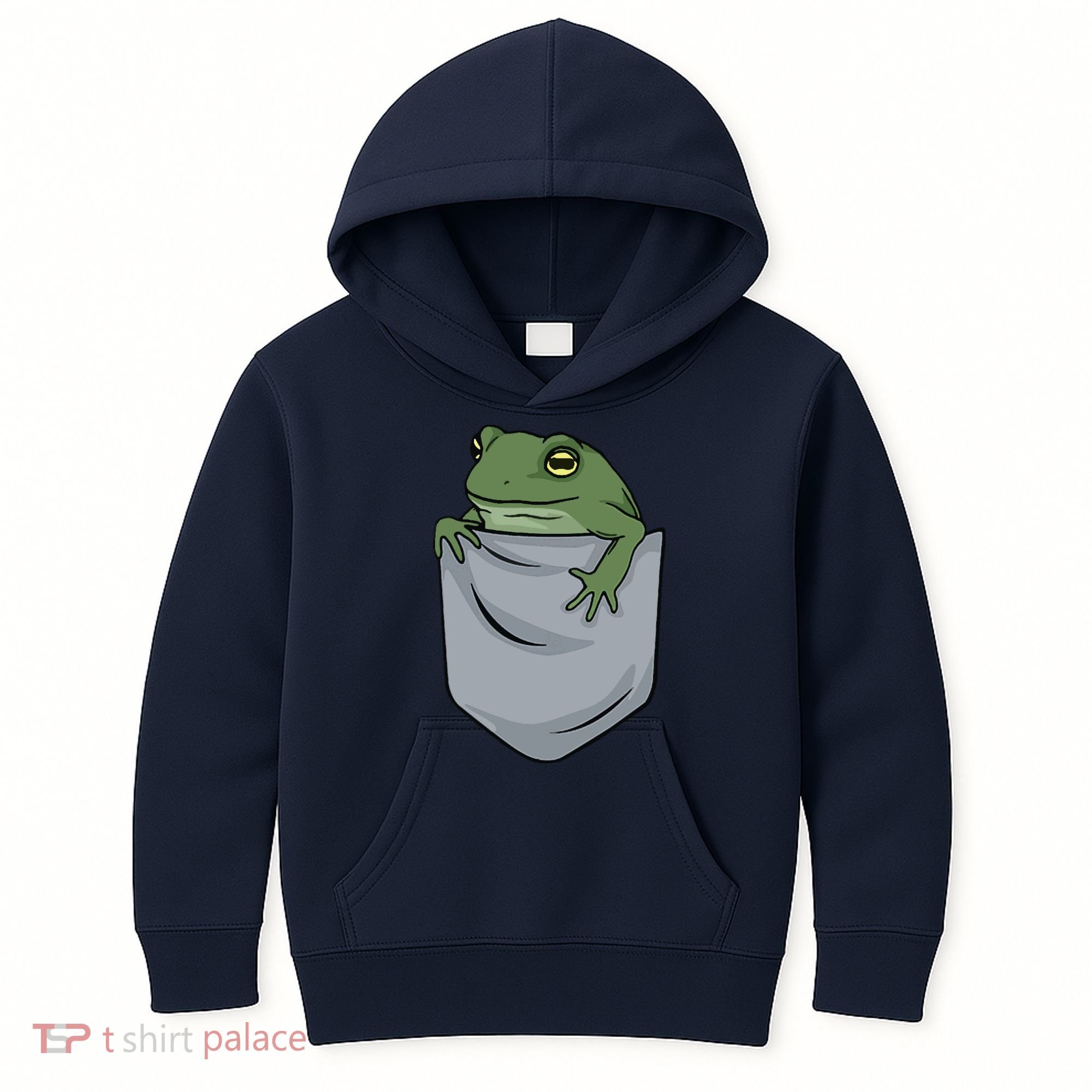 Frog Pocket For A Frog Fan Funny Kids Hoodie