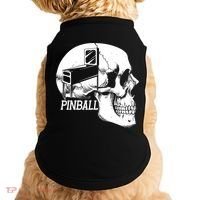 Funny Pinball Fan Skeleton Gaming Gamer Gift Doggie Tank thumb 0
