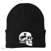 Funny Pinball Fan Skeleton Gaming Gamer Gift Beanie thumb 0