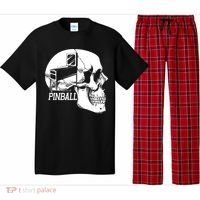 Funny Pinball Fan Skeleton Gaming Gamer Gift Pajama Set thumb 0