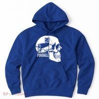 Funny Pinball Fan Skeleton Gaming Gamer Gift Hoodie thumb 0