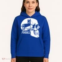 Funny Pinball Fan Skeleton Gaming Gamer Gift Hoodie thumb 5