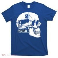 Funny Pinball Fan Skeleton Gaming Gamer Gift T-Shirt thumb 0