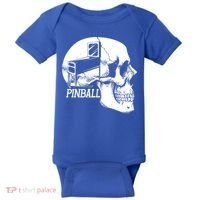 Funny Pinball Fan Skeleton Gaming Gamer Gift Baby Bodysuit thumb 0