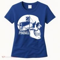Funny Pinball Fan Skeleton Gaming Gamer Gift Women's T-Shirt thumb 0