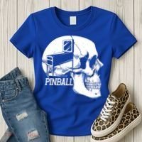 Funny Pinball Fan Skeleton Gaming Gamer Gift Women's T-Shirt thumb 3