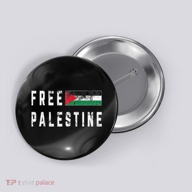 Free Palestine Flag Stand For Peace In The Middle East Button