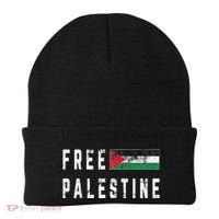 Free Palestine Flag Stand For Peace In The Middle East Beanie thumb 0