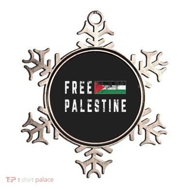 Free Palestine Flag Stand For Peace In The Middle East Ornament