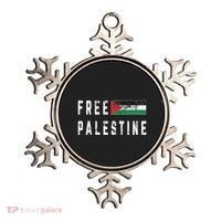 Free Palestine Flag Stand For Peace In The Middle East Ornament thumb 0