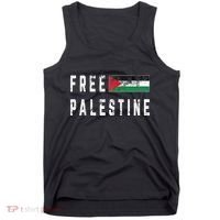 Free Palestine Flag Stand For Peace In The Middle East Tank Top thumb 0