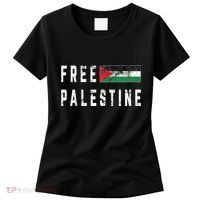 Free Palestine Flag Stand For Peace In The Middle East Women's T-Shirt thumb 0