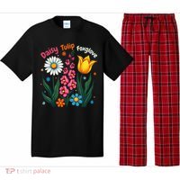 Floral Plant Foxglove Daisy Tulip Flower Girl Mom Mothers Pajama Set thumb 0