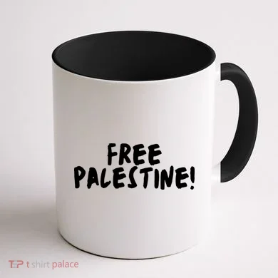 Free Palestine Coffee Mug back