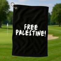 Free Palestine Golf Towel thumb 1