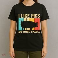 Funny Pig Farm Animal Swine Vintage Pig Lovers T-Shirt thumb 4
