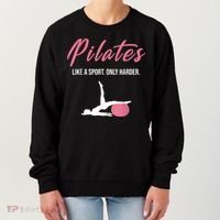 Funny Pilates For Pilates Lovers Coaches & Trainers Women's Sweatshirt thumb 0