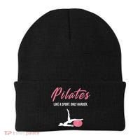 Funny Pilates For Pilates Lovers Coaches & Trainers Beanie thumb 0