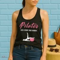 Funny Pilates For Pilates Lovers Coaches & Trainers Women's Tank Top thumb 2