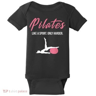 Funny Pilates For Pilates Lovers Coaches & Trainers Baby Bodysuit