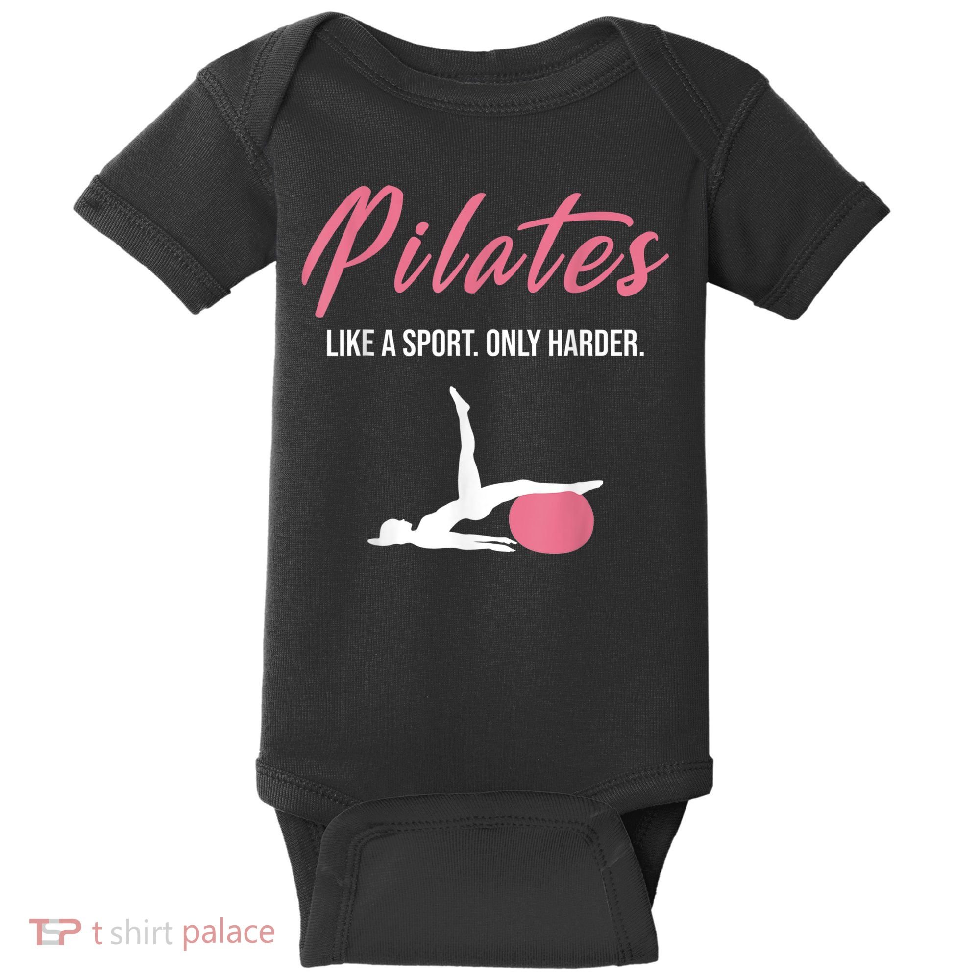 Funny Pilates For Pilates Lovers Coaches & Trainers Baby Bodysuit