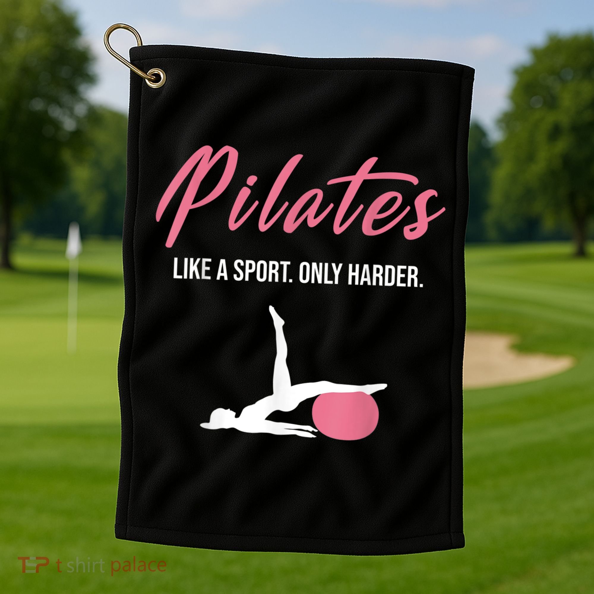 Funny Pilates For Pilates Lovers Coaches & Trainers Golf Towel