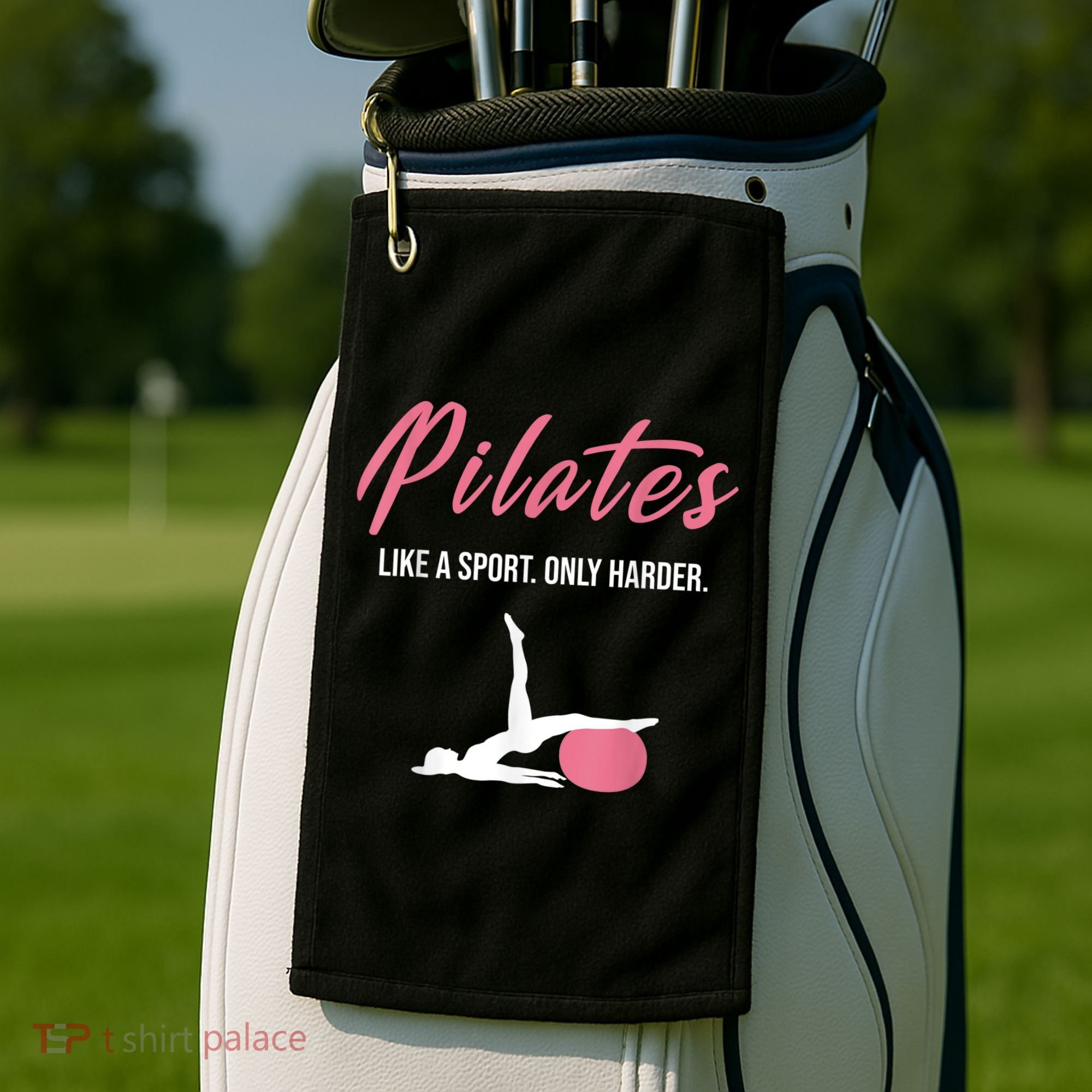 Funny Pilates For Pilates Lovers Coaches & Trainers Golf Towel
