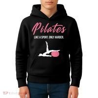 Funny Pilates For Pilates Lovers Coaches & Trainers Kids Hoodie thumb 4