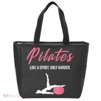 Funny Pilates For Pilates Lovers Coaches & Trainers Tote Bag thumb 0