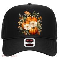 Fall Pumpkin Floral Holiday Hat thumb 0