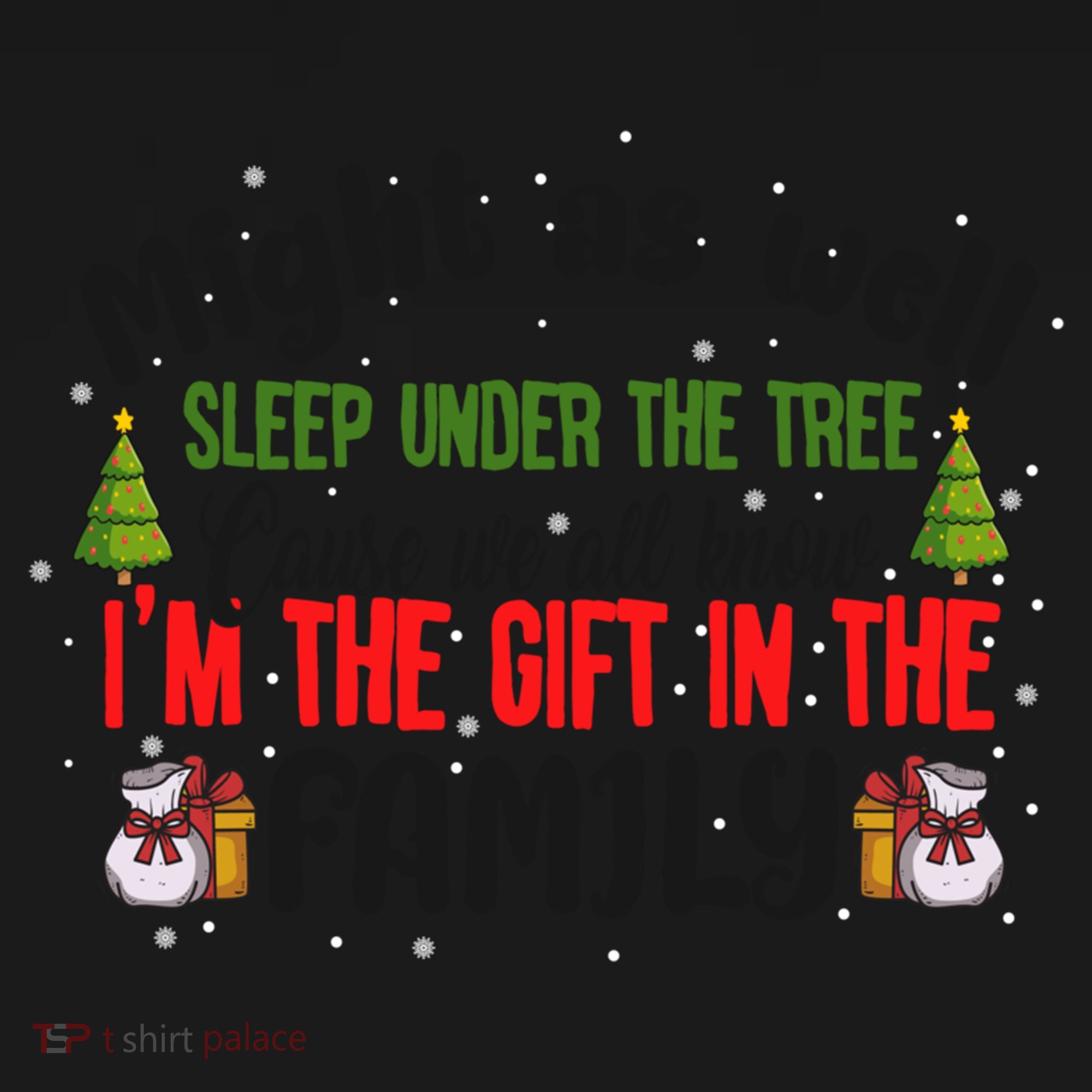 Favorite Person Funny Christmas I Am The Gift In The Family Women's Hoodie