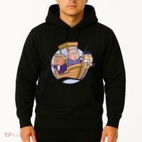 Fishing Presidents Funny Hoodie thumb 2