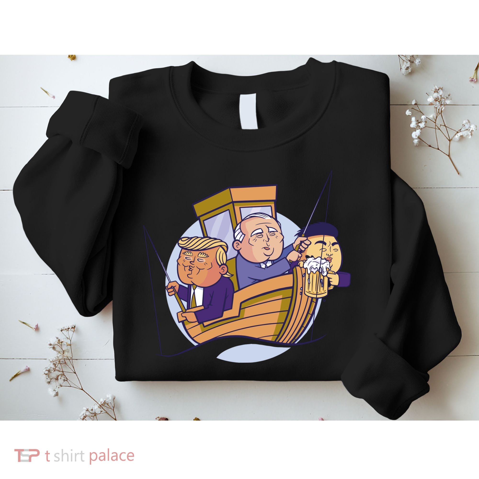 Fishing Presidents Funny Sweatshirt