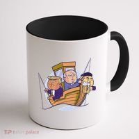 Fishing Presidents Funny Coffee Mug thumb 1