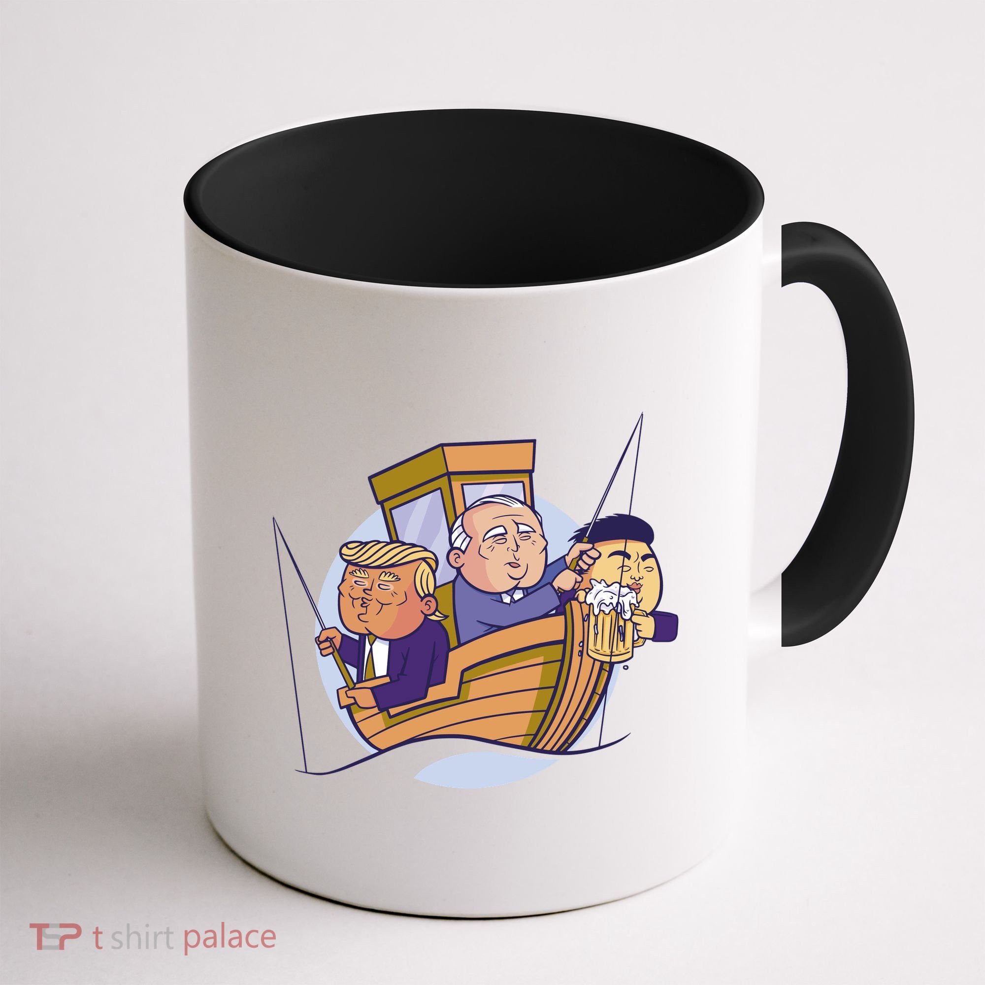 Fishing Presidents Funny Coffee Mug