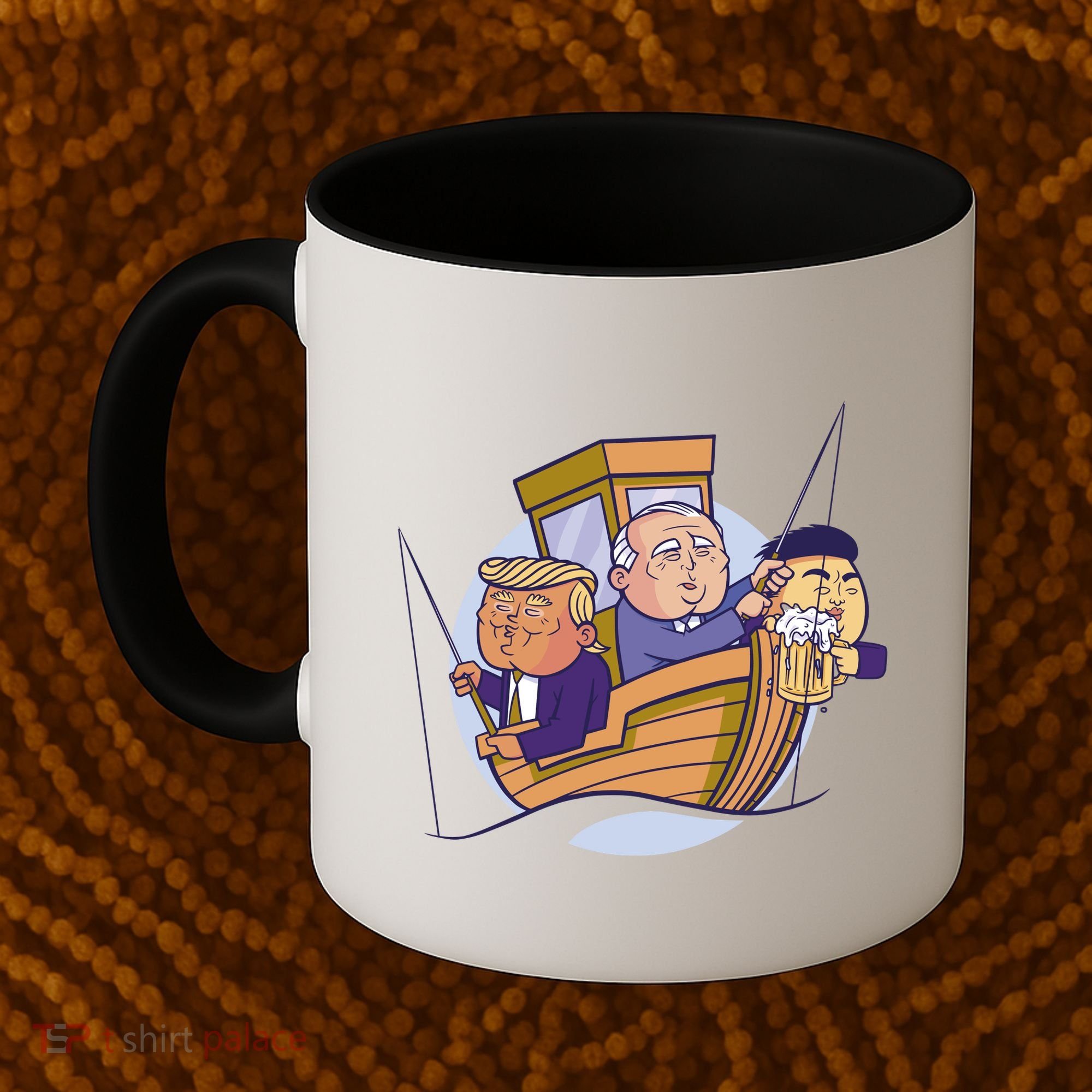 Fishing Presidents Funny Coffee Mug