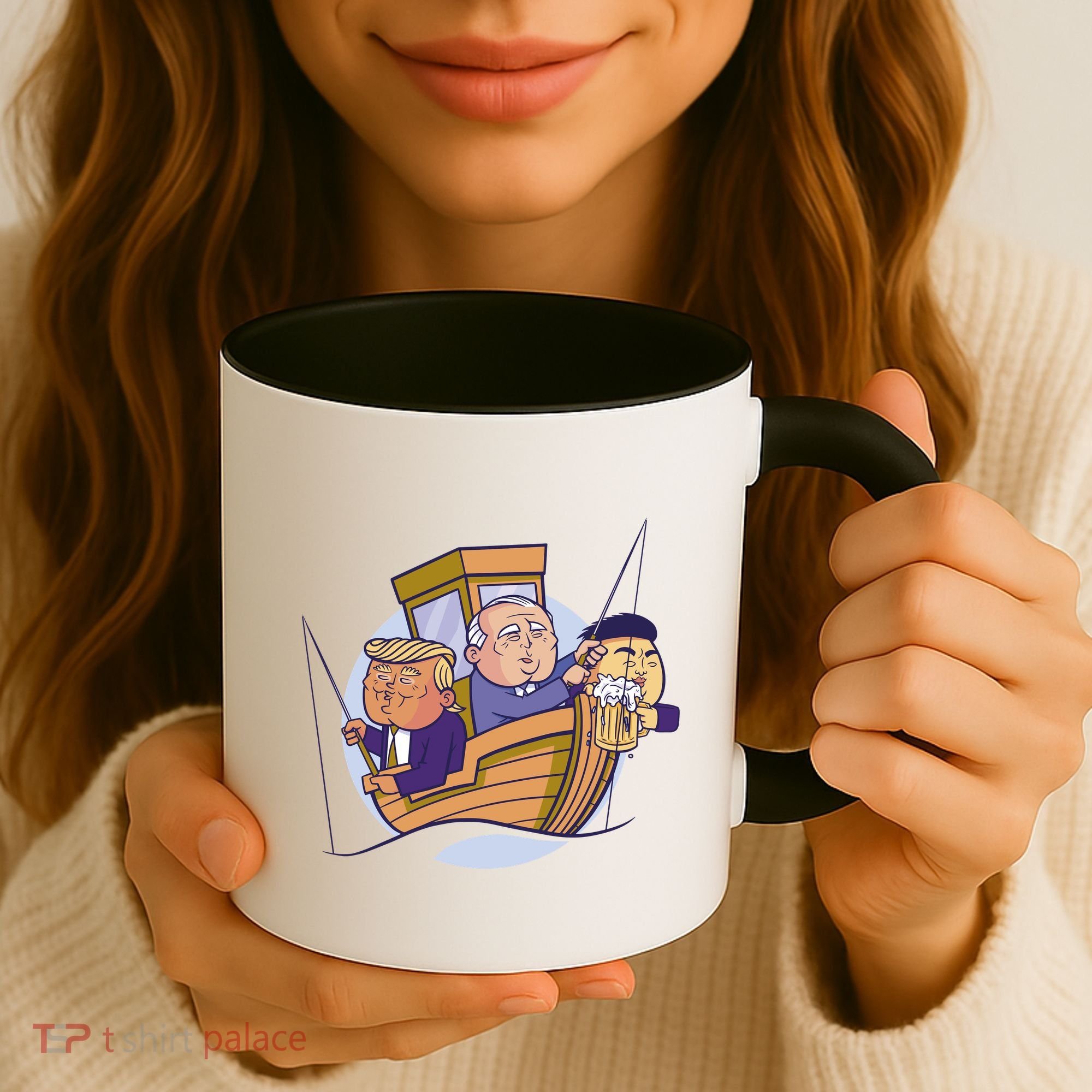 Fishing Presidents Funny Coffee Mug