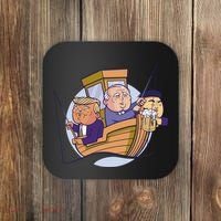 Fishing Presidents Funny Coaster thumb 0