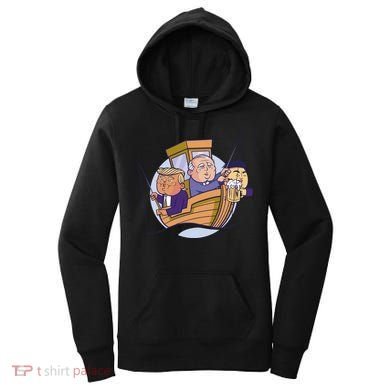 Fishing Presidents Funny Women's Hoodie