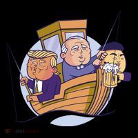 Fishing Presidents Funny Ornament thumb 1