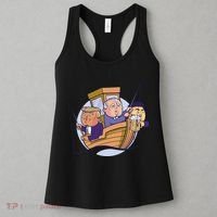 Fishing Presidents Funny Women's Tank Top thumb 3