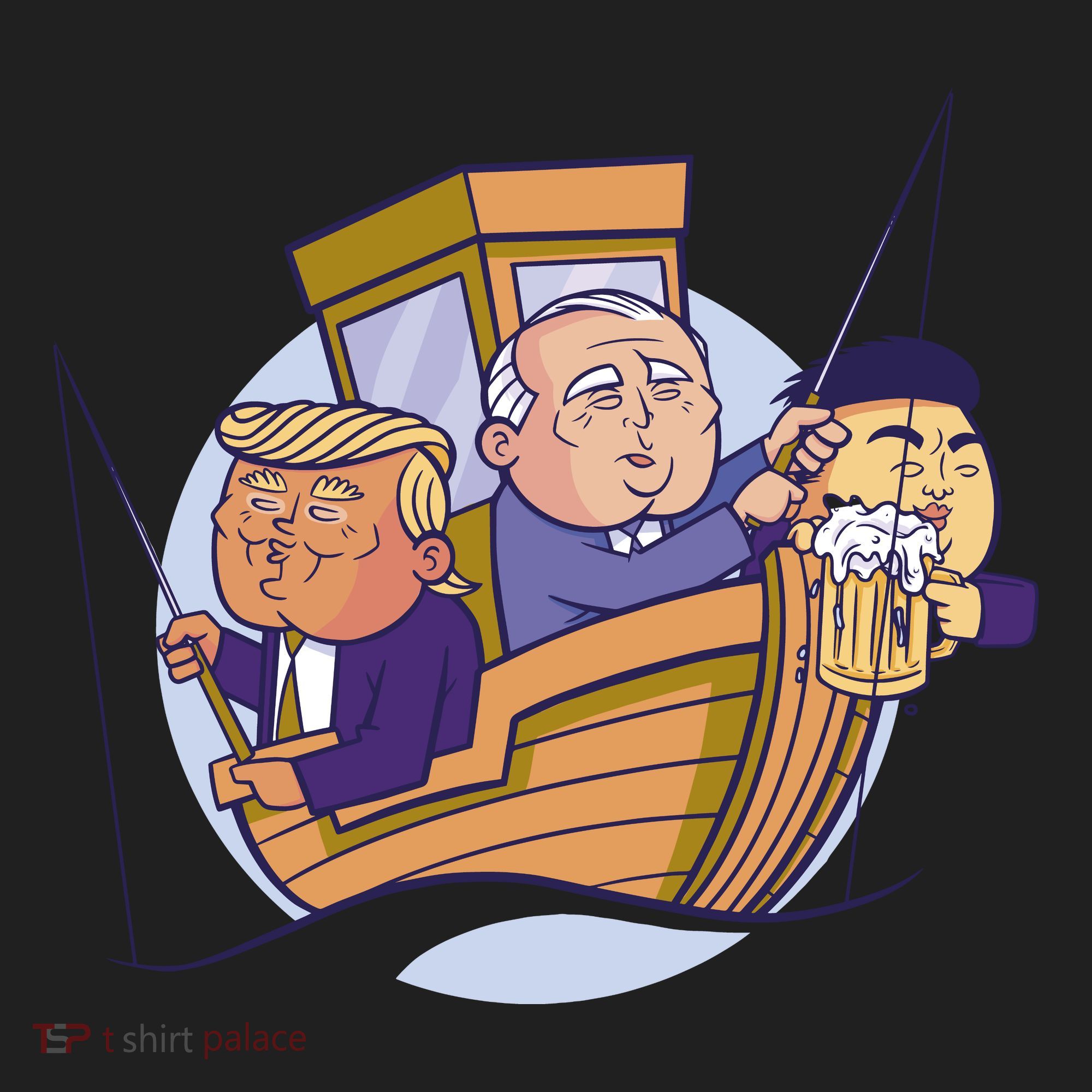 Fishing Presidents Funny Hat