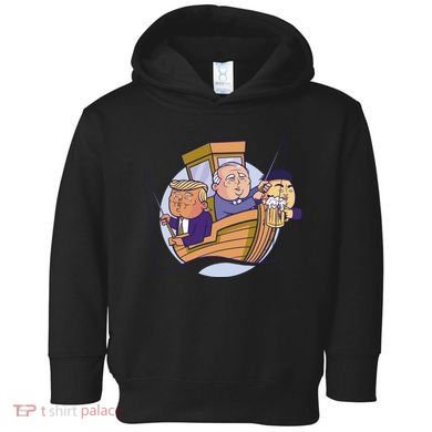 Fishing Presidents Funny Toddler Hoodie