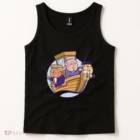 Fishing Presidents Funny Tank Top thumb 2