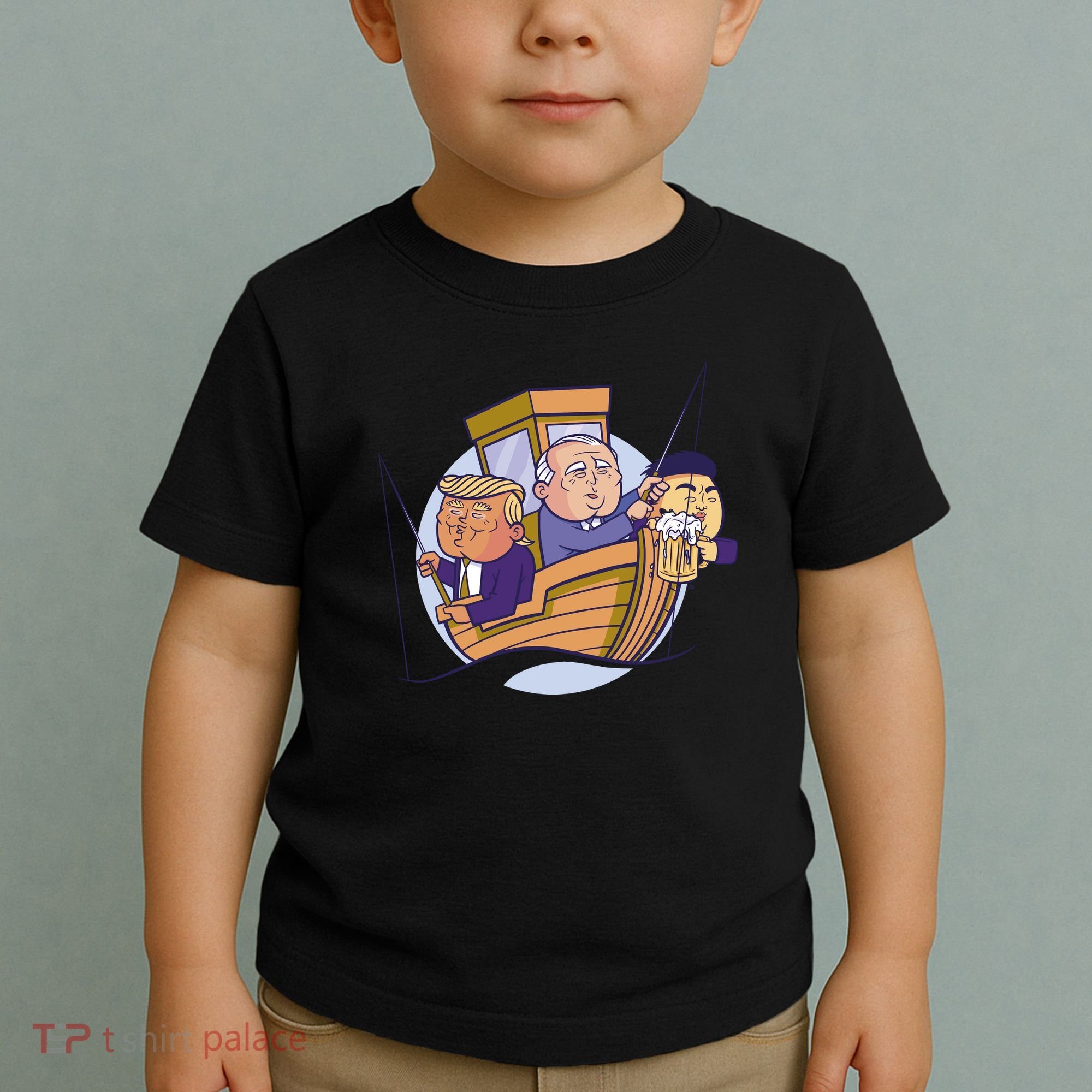 Fishing Presidents Funny Toddler T-Shirt