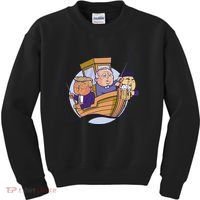 Fishing Presidents Funny Kids Sweatshirt thumb 0