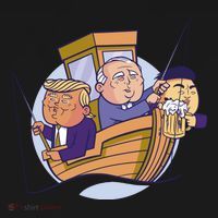 Fishing Presidents Funny Kids Sweatshirt thumb 2