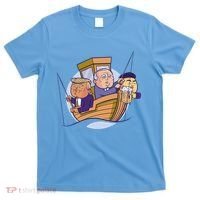 Fishing Presidents Funny T-Shirt thumb 0