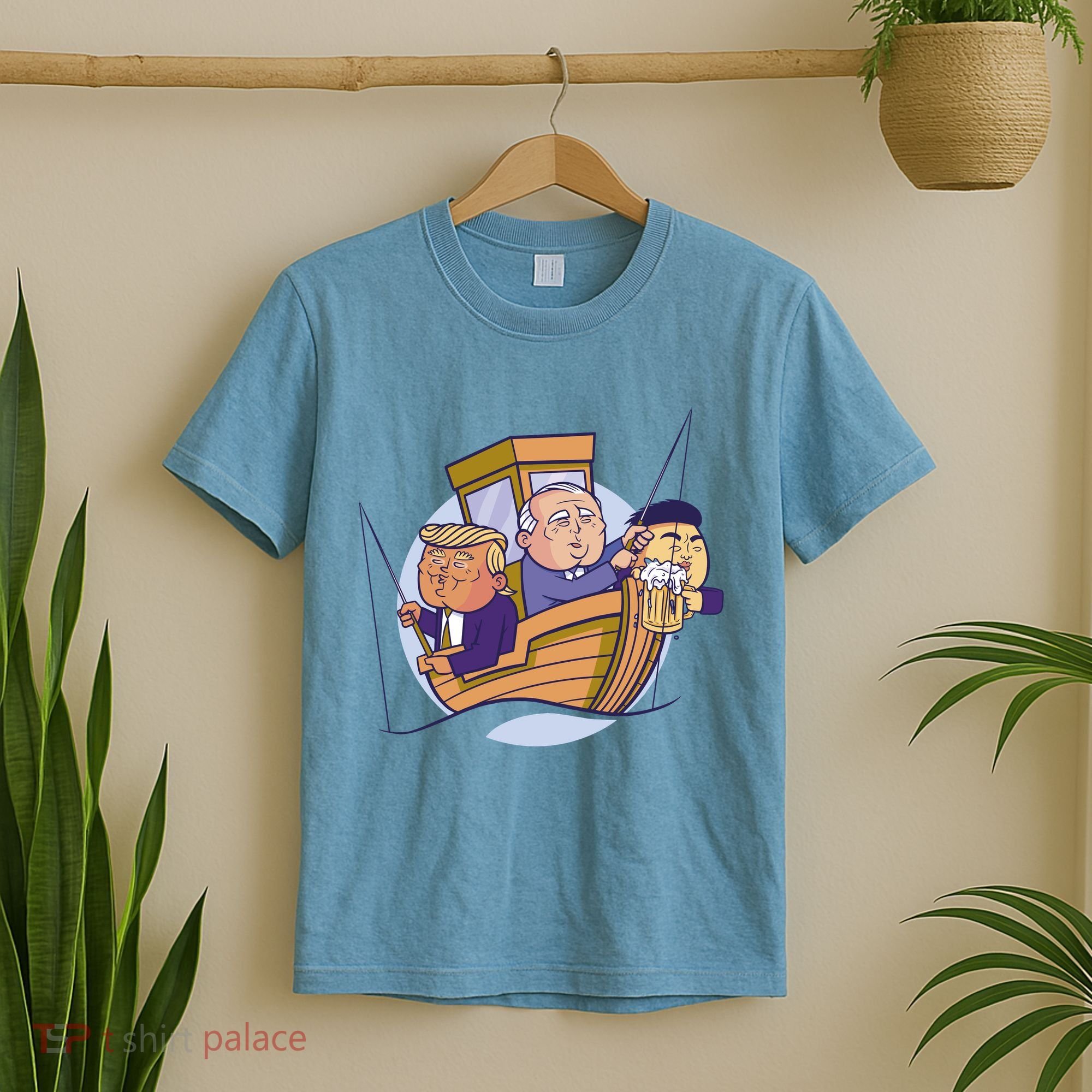 Fishing Presidents Funny T-Shirt