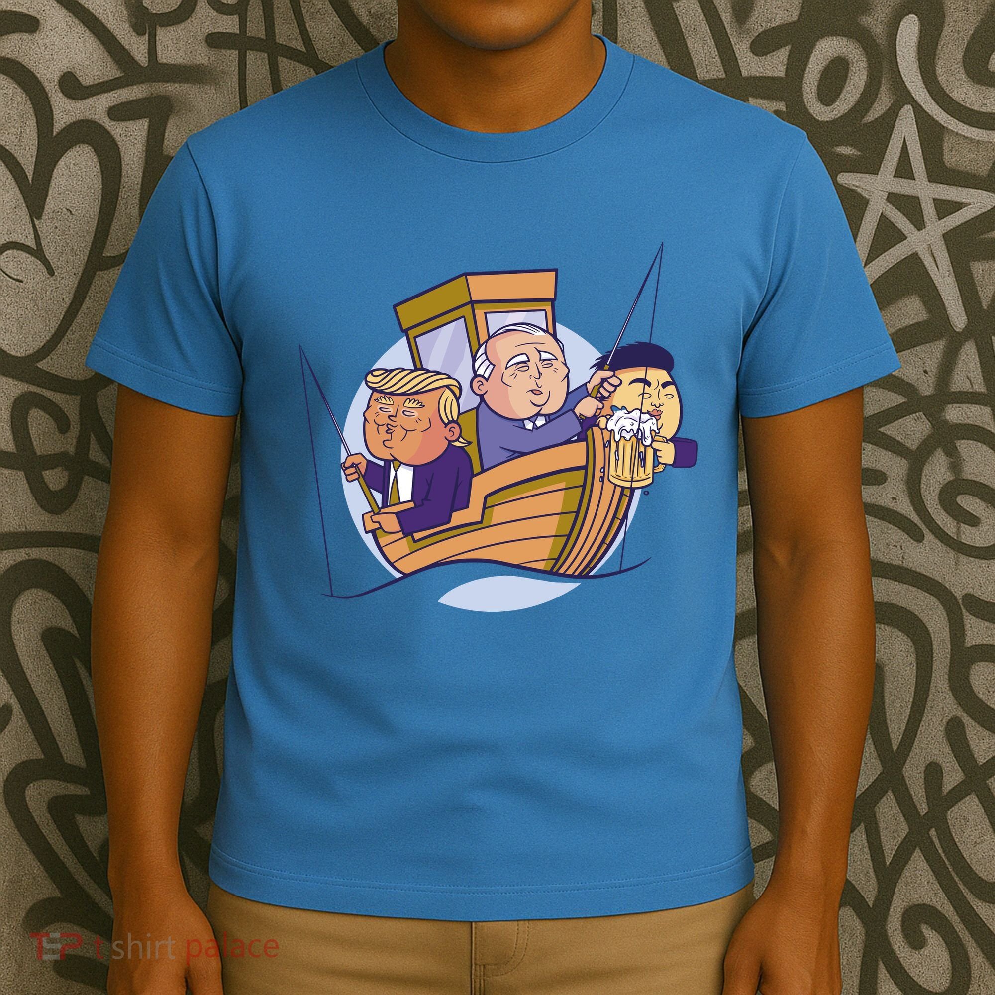 Fishing Presidents Funny T-Shirt